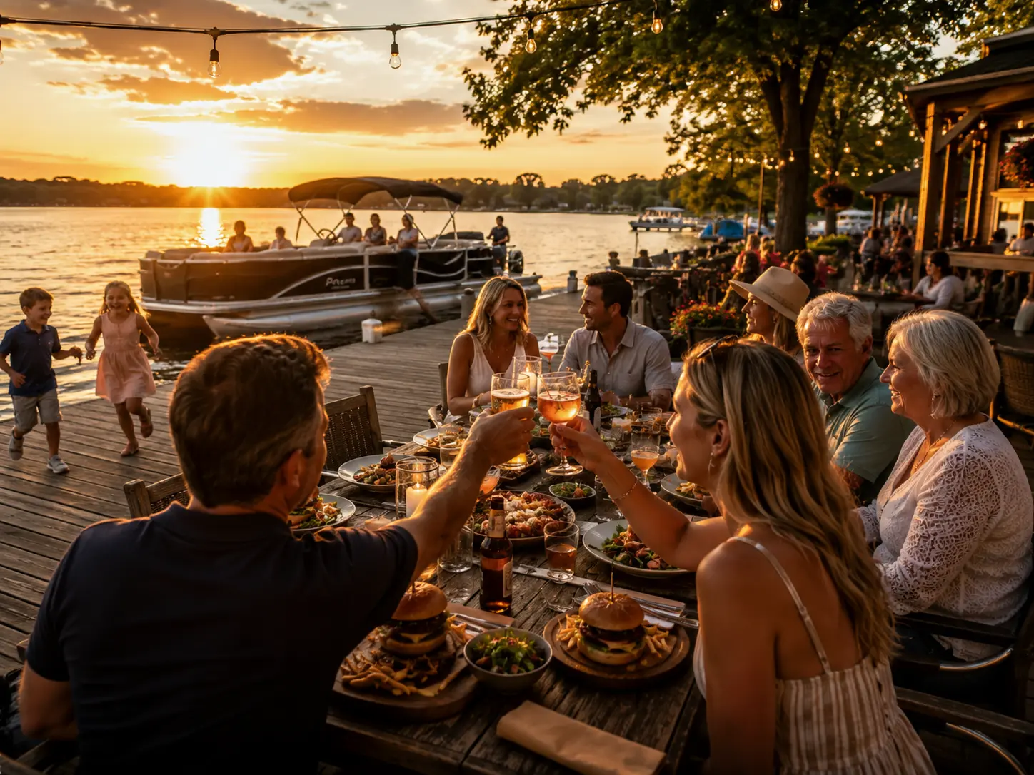 Family enjoying Admiral D\'s by White Bear Lake
