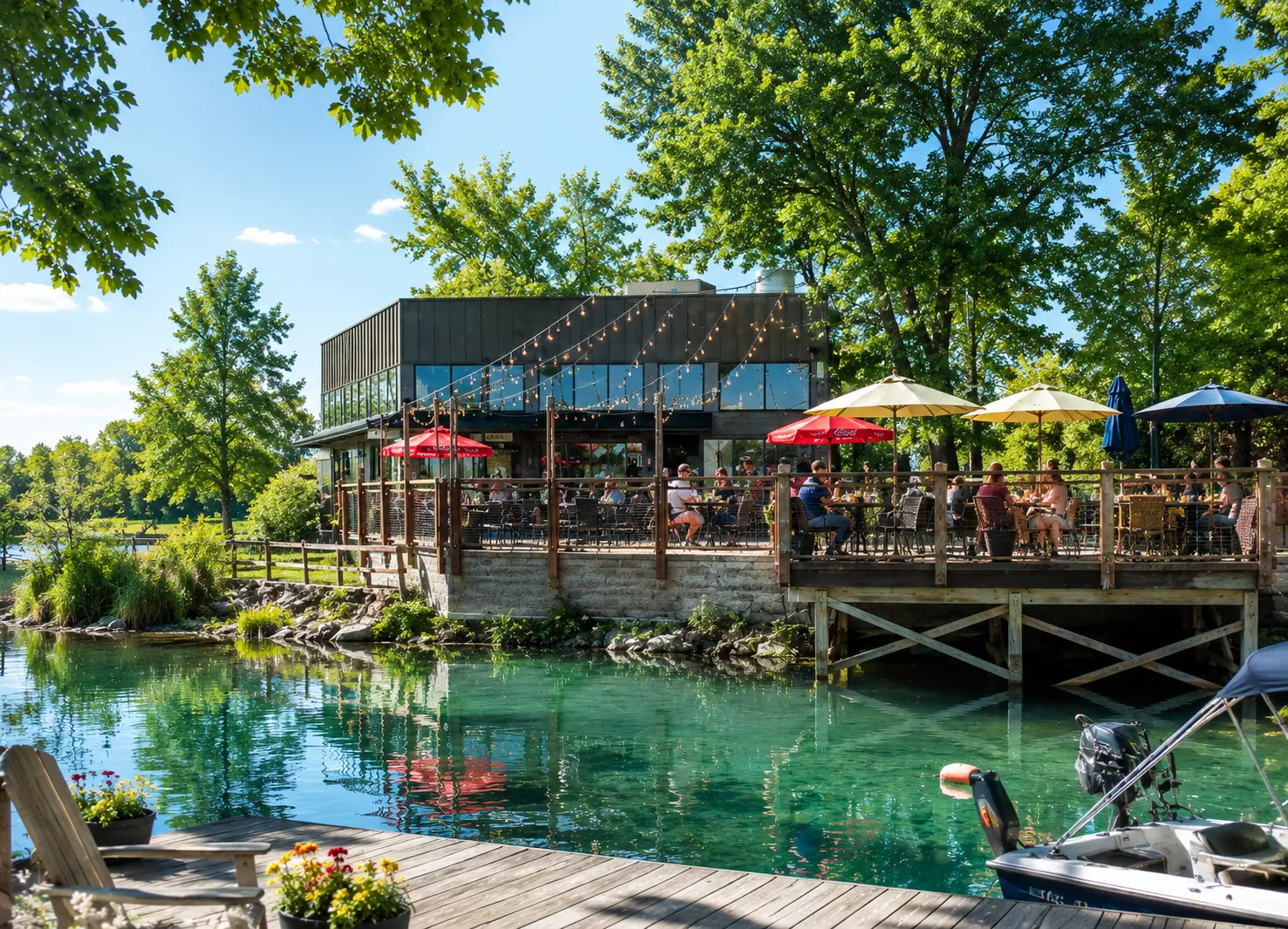 Admiral D's waterfront dining